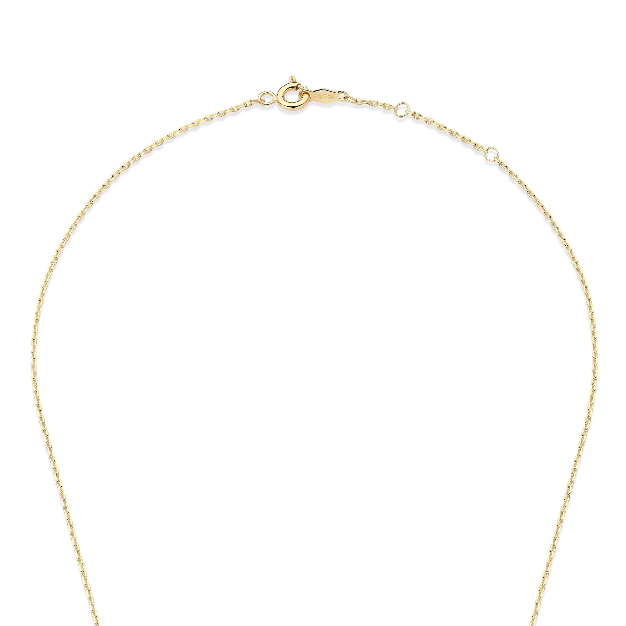 Le Marais Anne 14 Karat Gold Necklace With Zirconia Stones - Image 5
