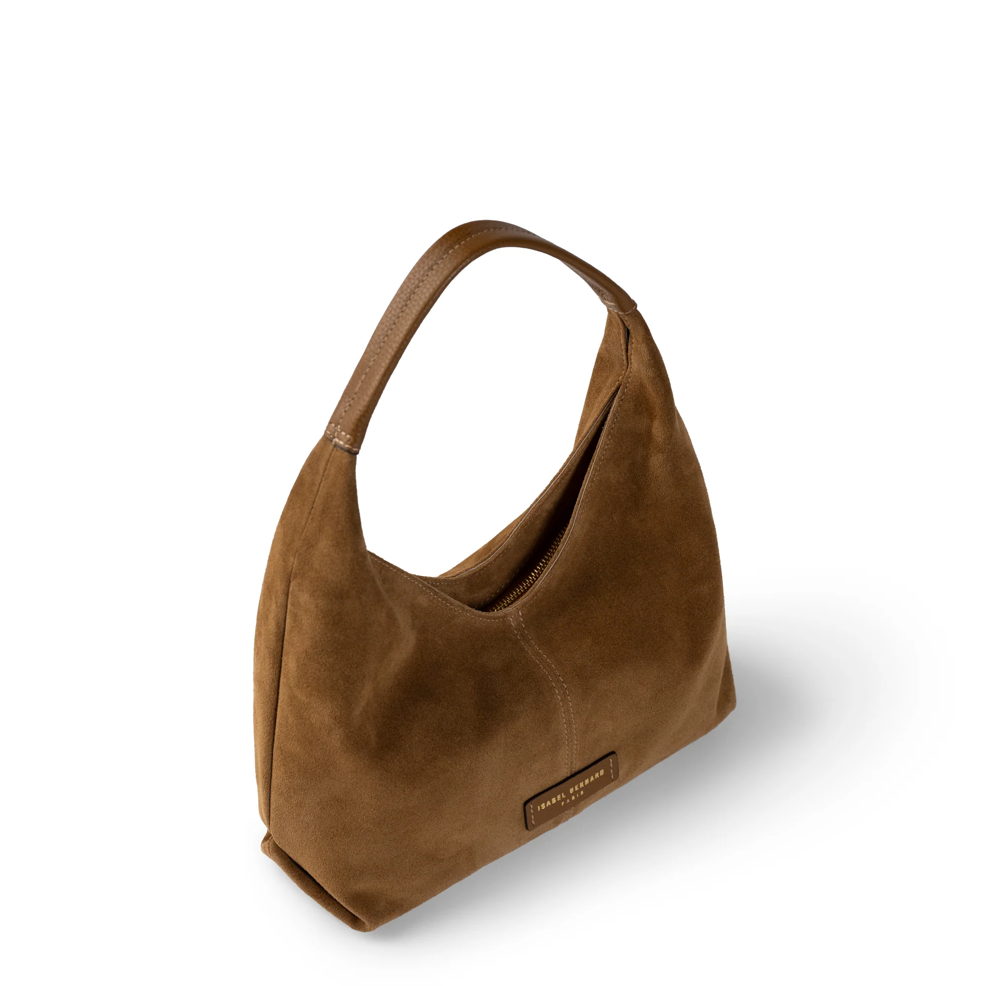 Honoré Grace mini brown suede handbag - Image 7