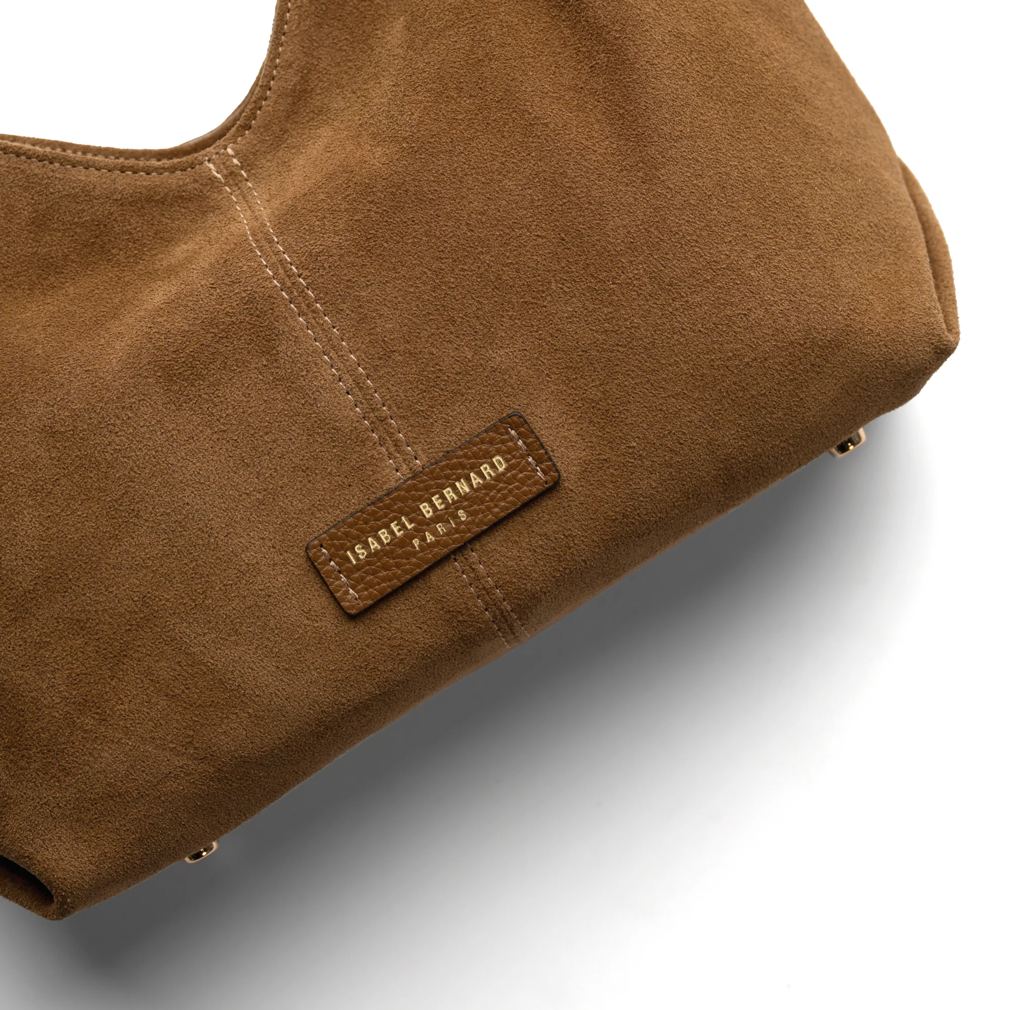 Honoré Grace mini brown suede handbag - Image 8