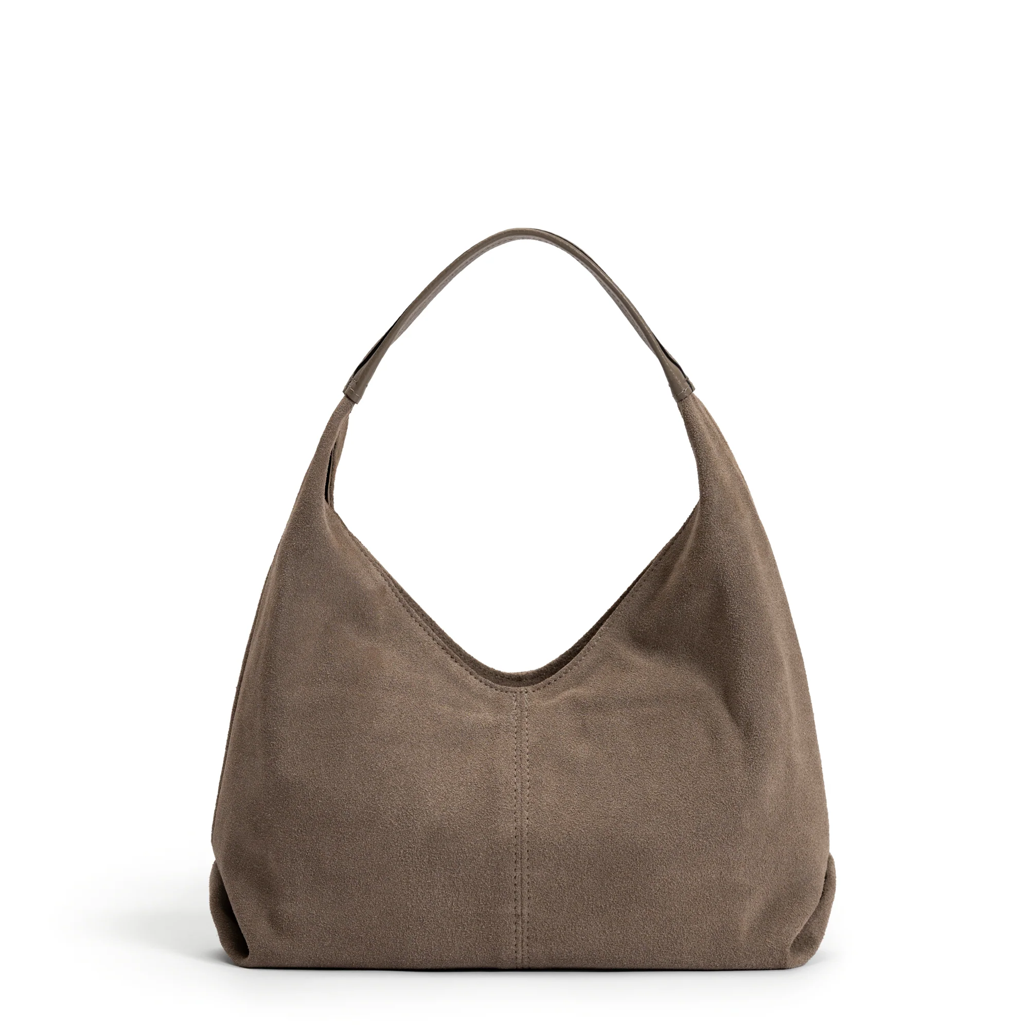 Honoré Grace mini taupe suede handbag - Image 5