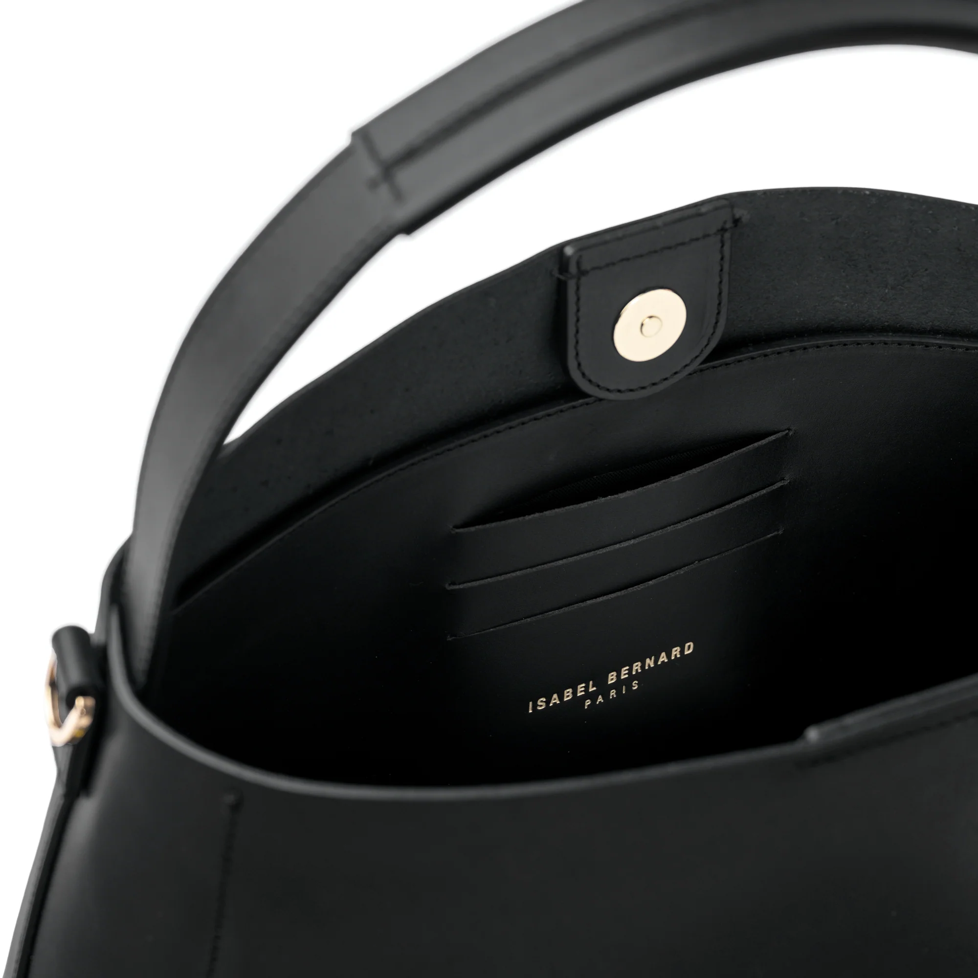 Montmartre Béatrice black vegetable tanned leather handbag - Image 7