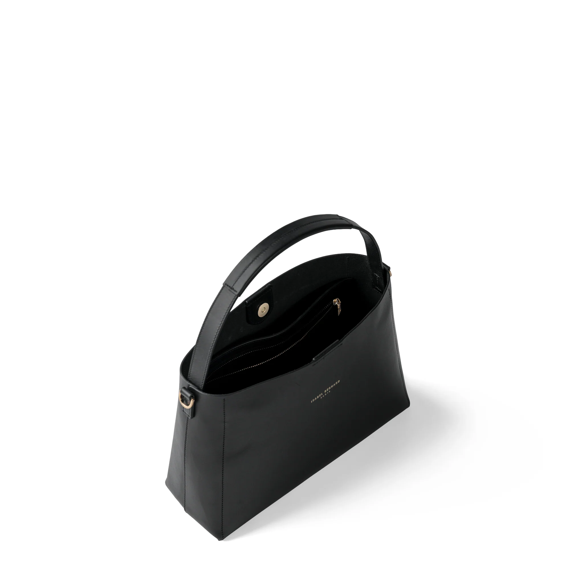 Montmartre Béatrice black vegetable tanned leather handbag - Image 9