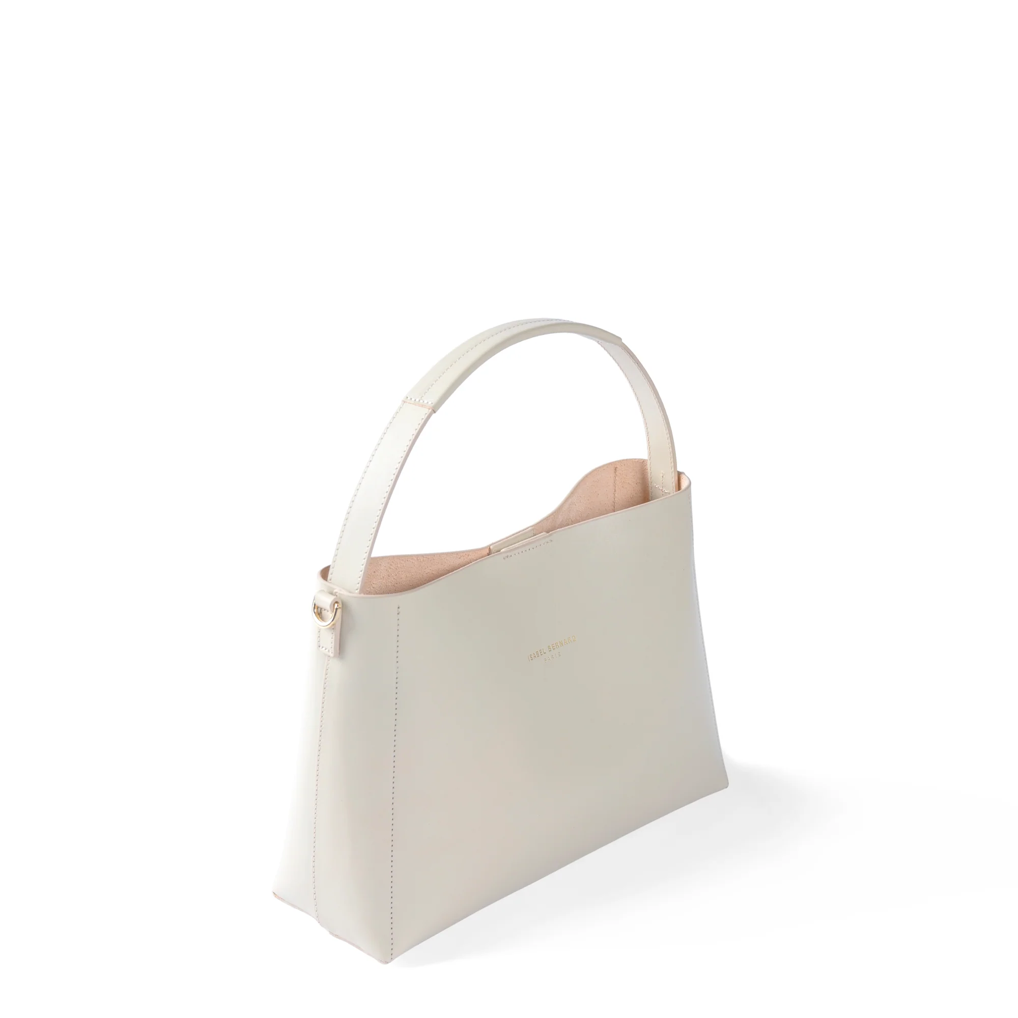 Montmartre Béatrice creme vegetable tanned leather handbag - Image 8