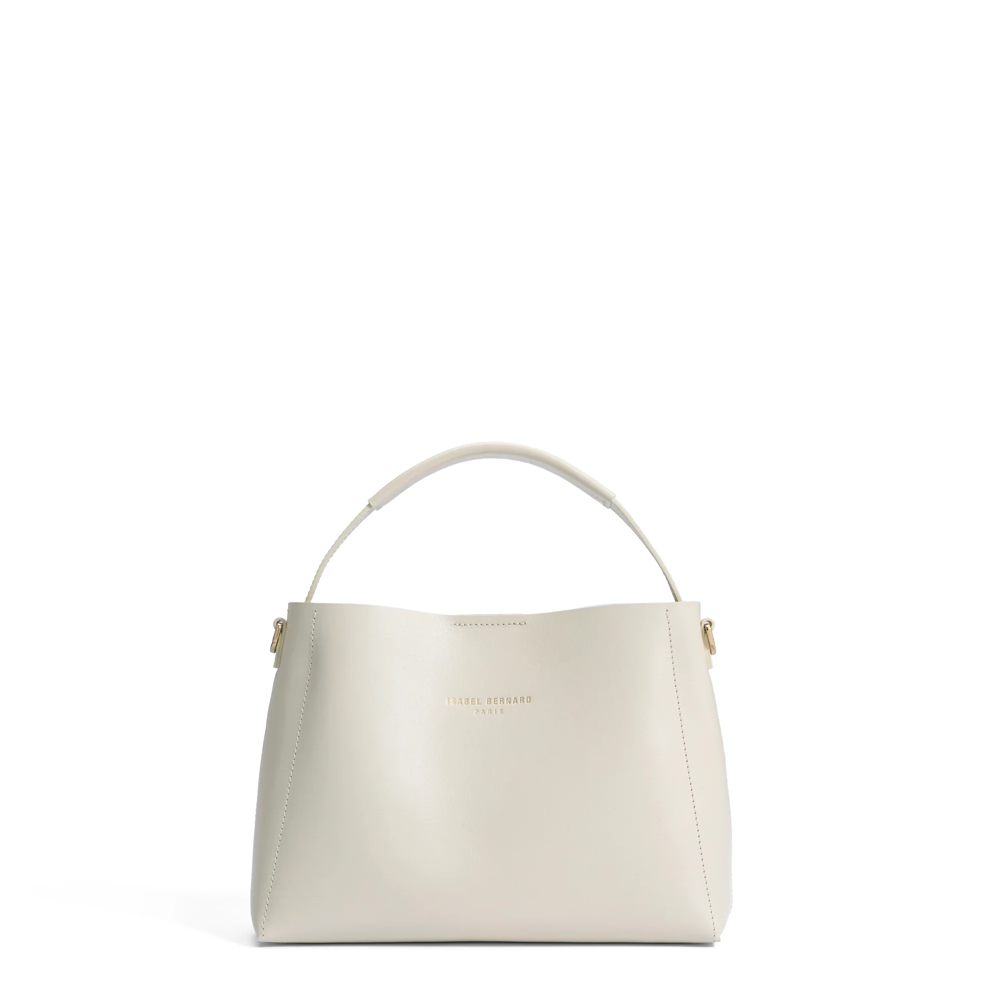Montmartre Béatrice Midi creme vegetable tanned leather handbag