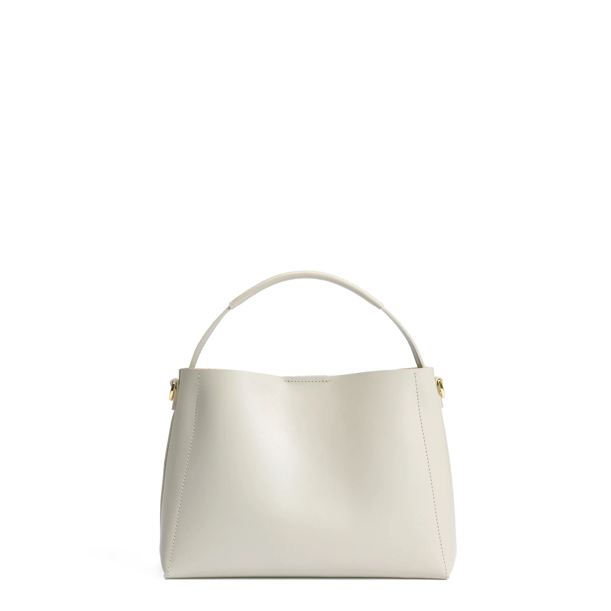 Montmartre Béatrice Midi creme vegetable tanned leather handbag - Image 5