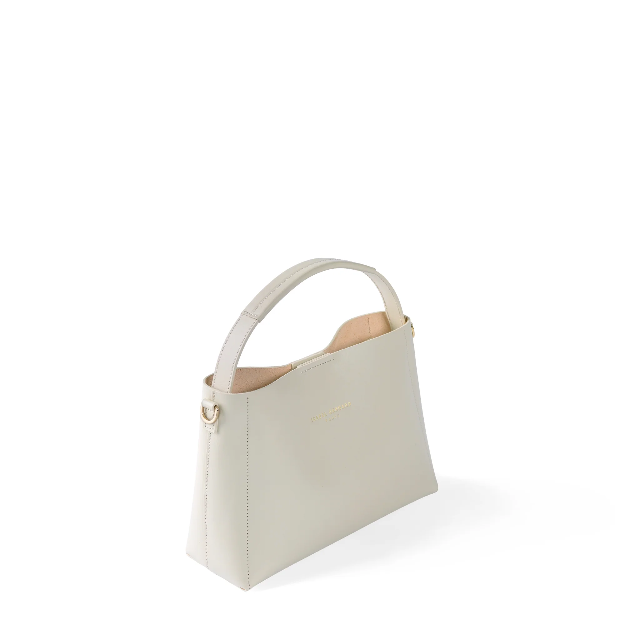 Montmartre Béatrice Midi creme vegetable tanned leather handbag - Image 6