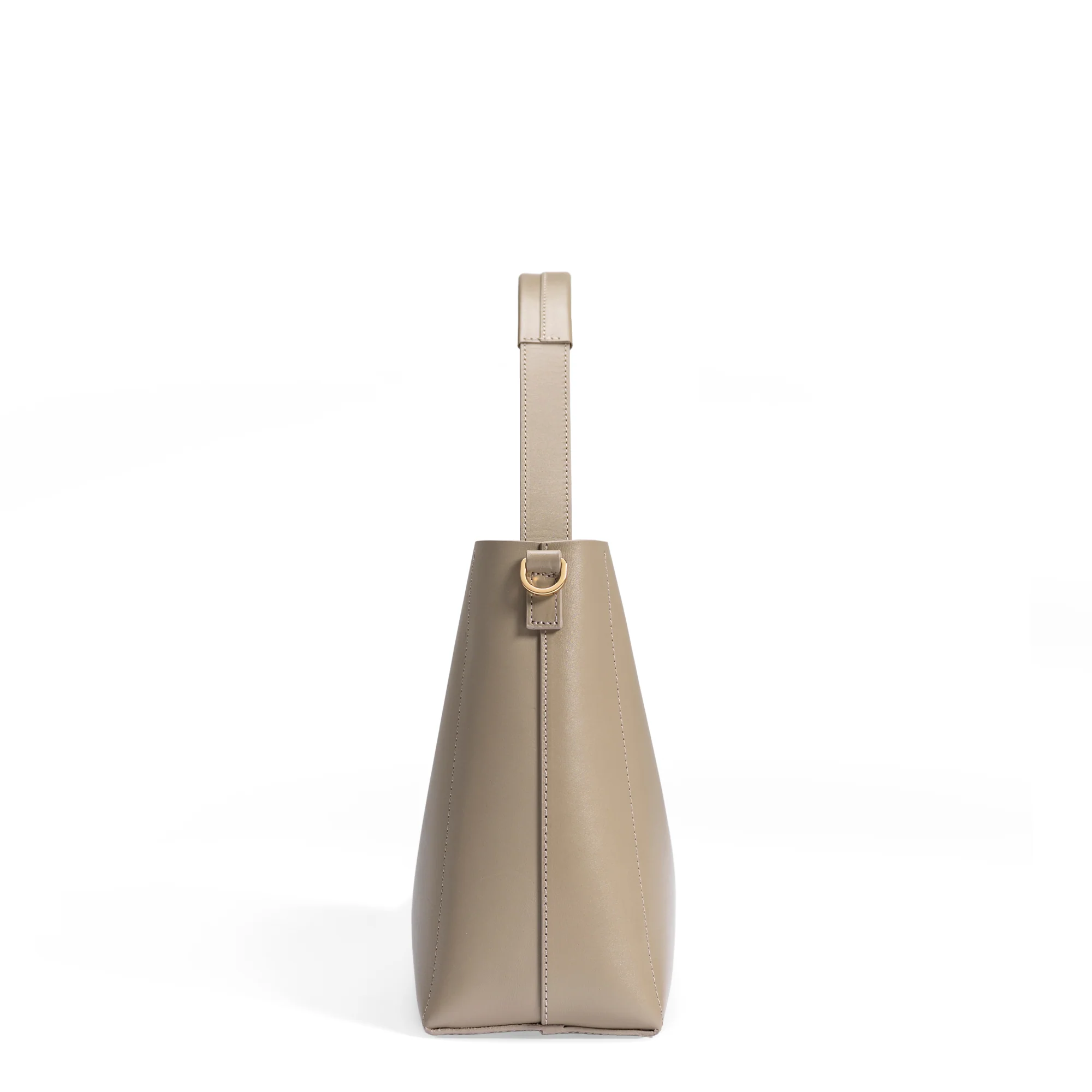 Montmartre Béatrice taupe vegetable tanned leather handbag - Image 4