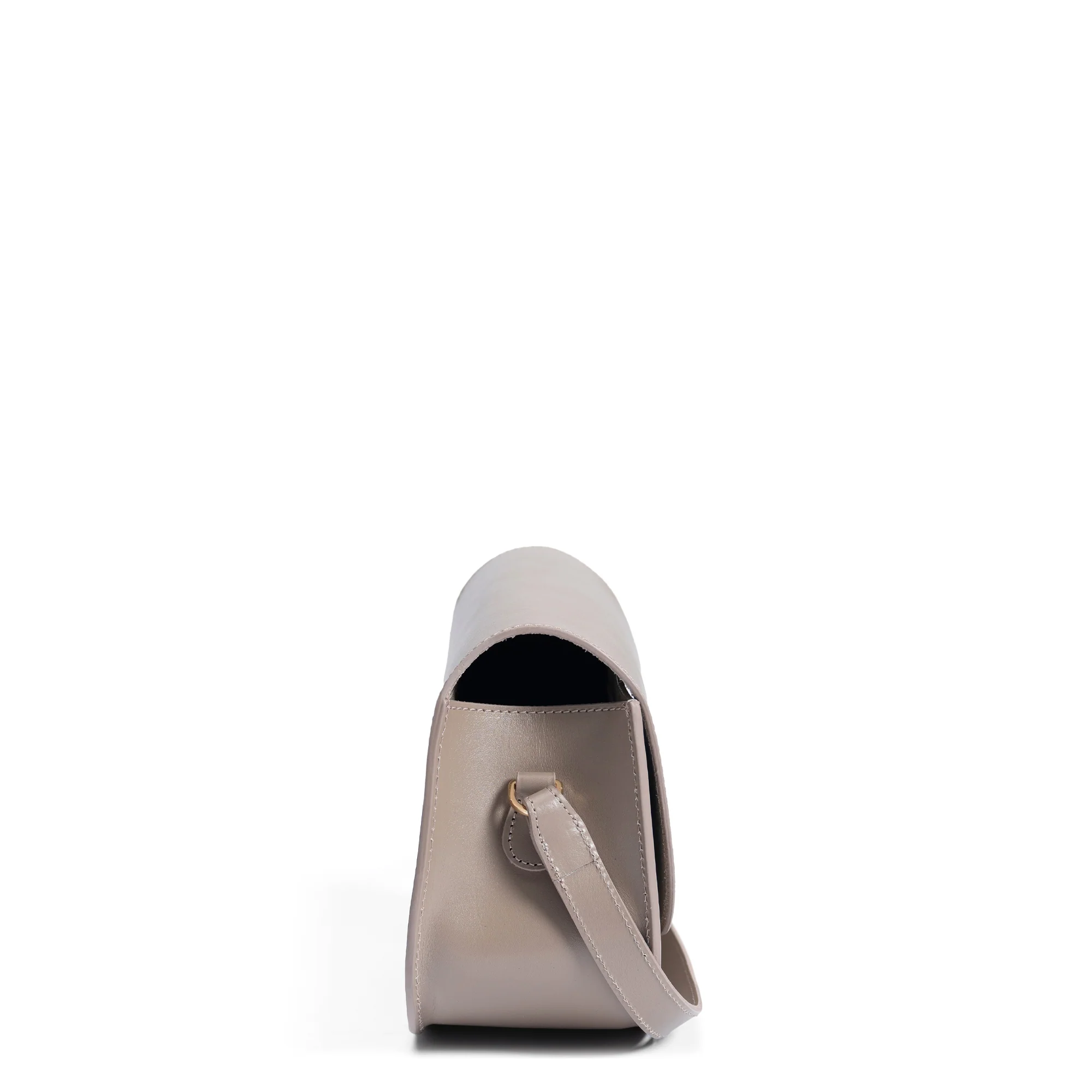 Montmartre Manon taupe vegetable tanned leather crossbody bag - Image 4