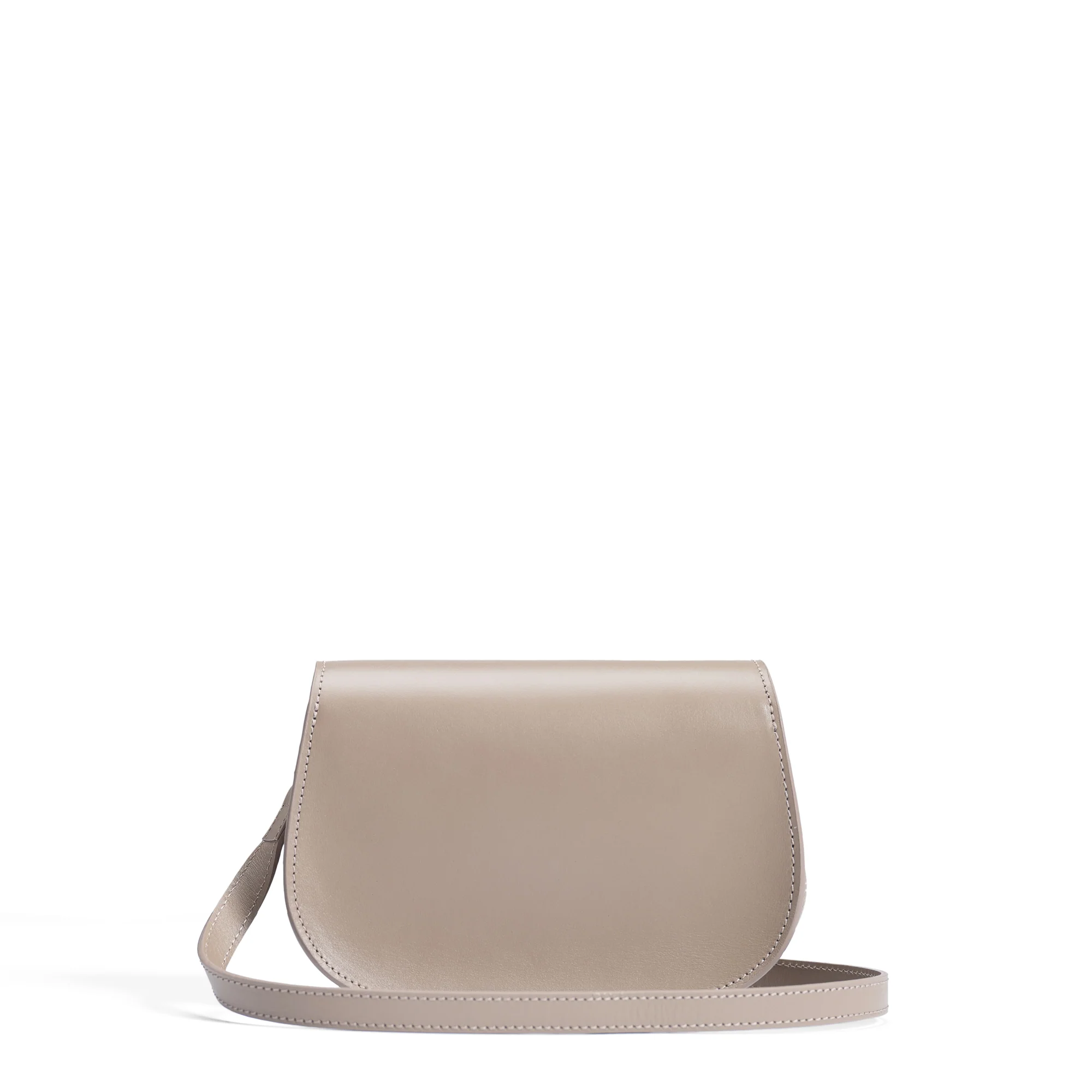 Montmartre Manon taupe vegetable tanned leather crossbody bag - Image 5