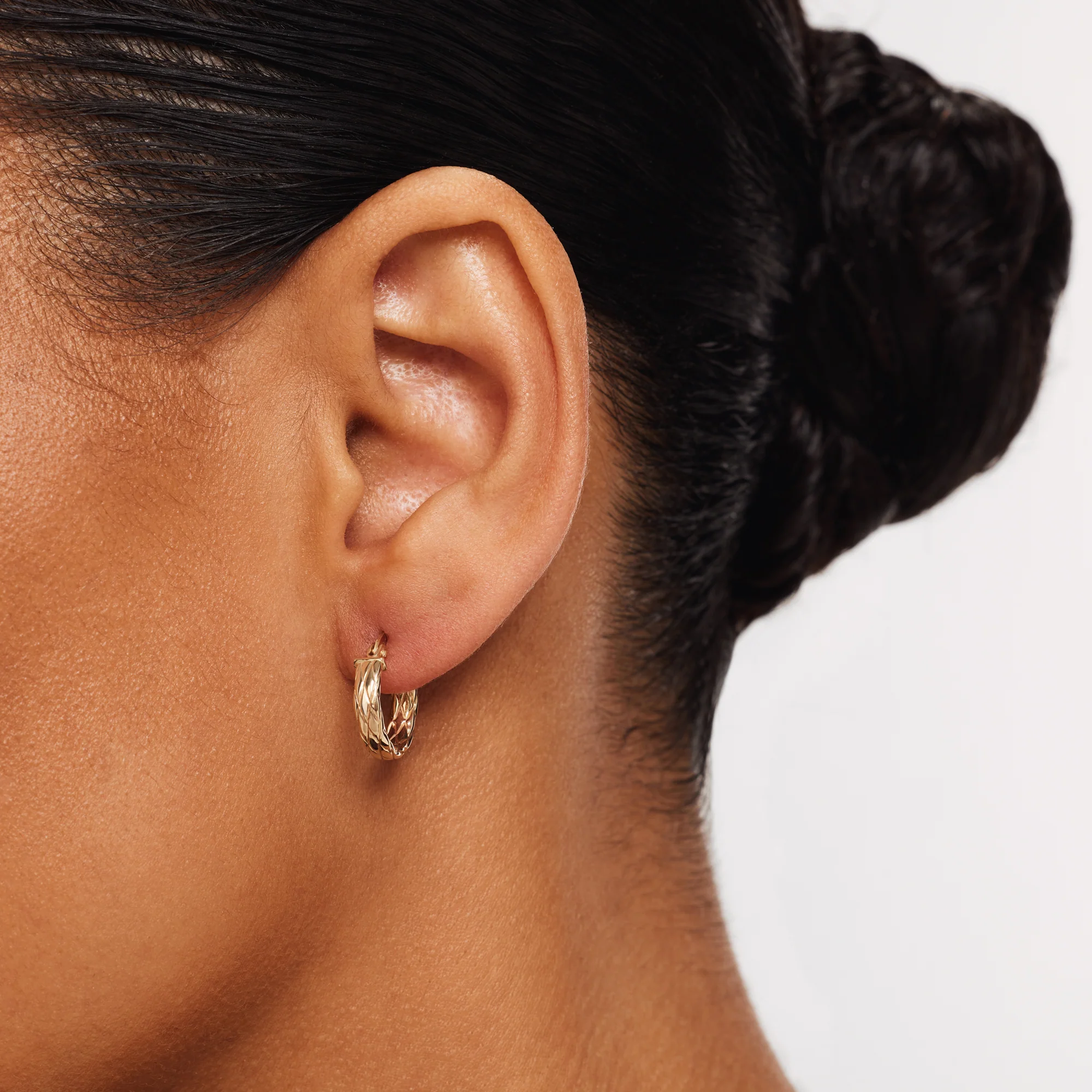 Rivoli Aurelle 14 karat gold hoop earrings - Image 3