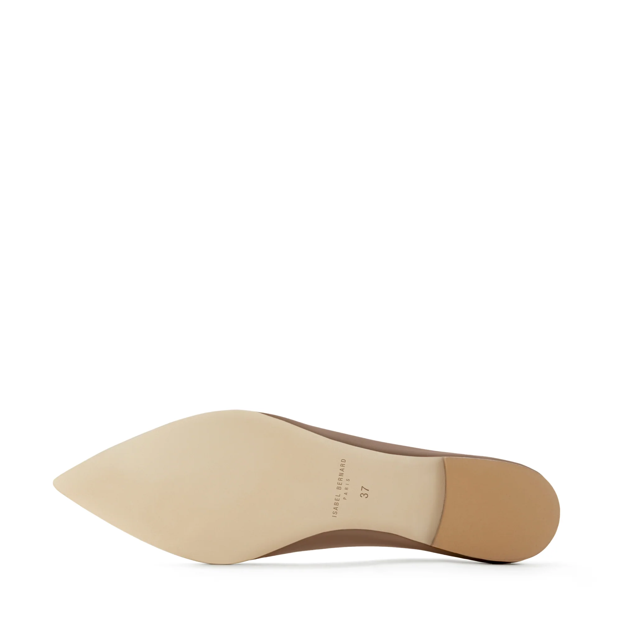 Vendôme Elita taupe calfskin leather ballerinas - Image 7