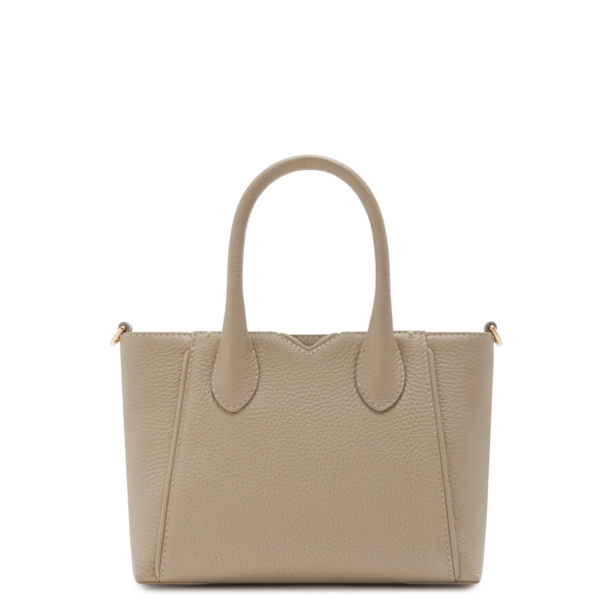 Honoré Cloe Mini taupe calfskin leather handbag - Image 7