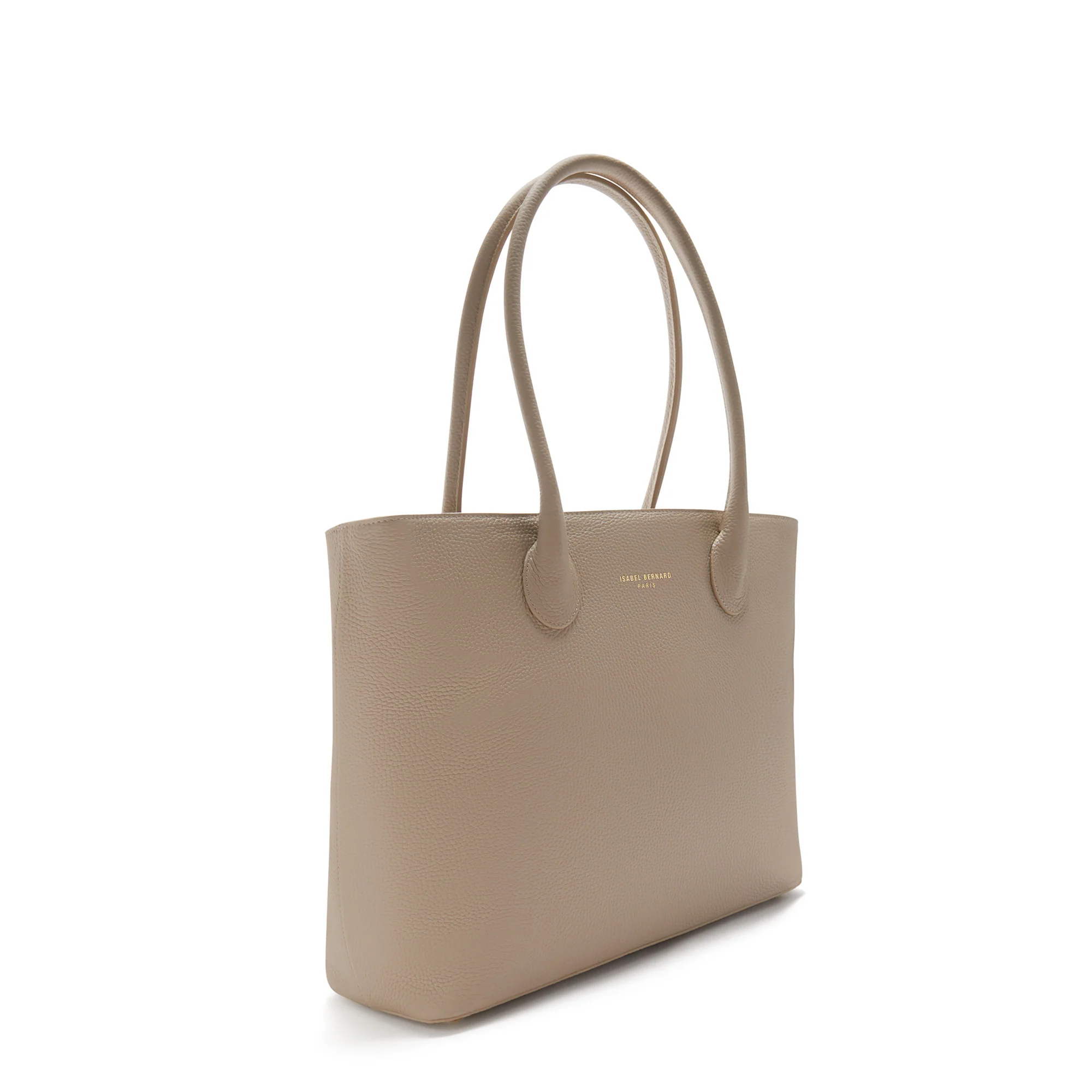 Honoré Lysanne taupe calfskin leather shopper - Image 4