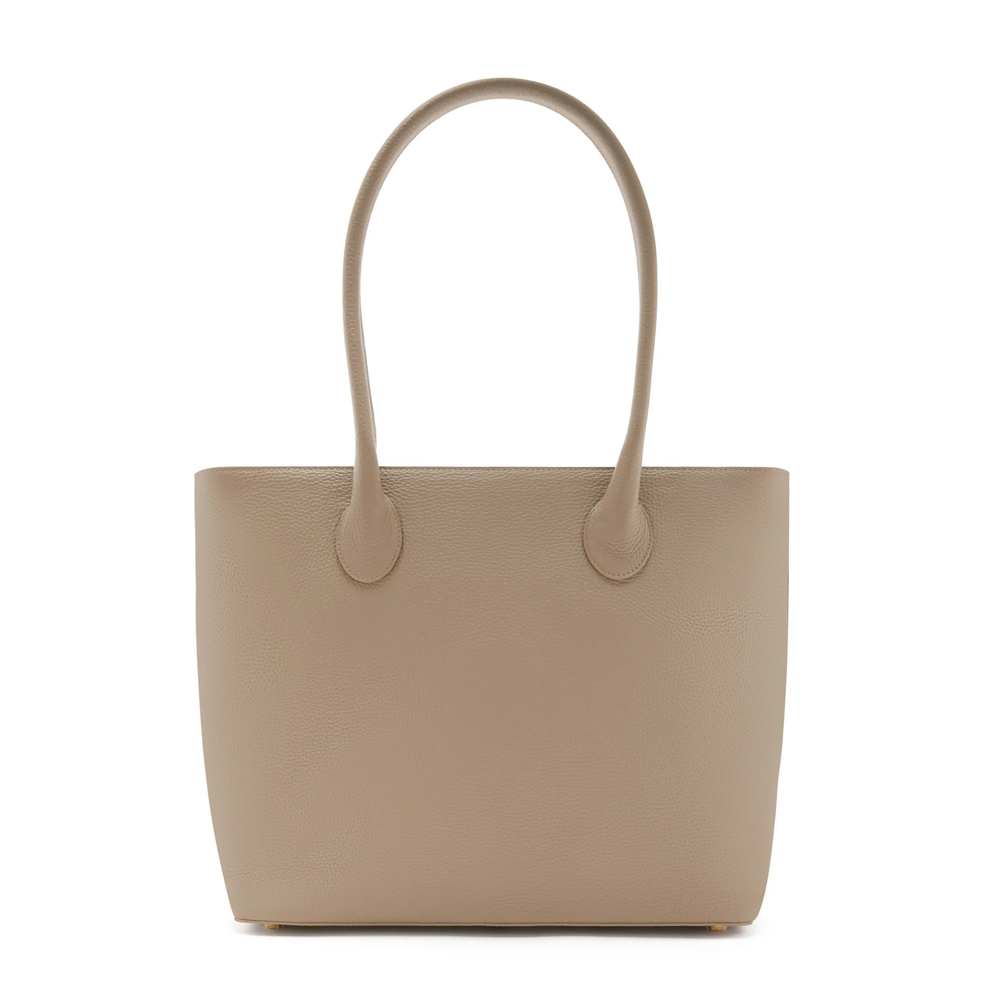 Honoré Lysanne taupe calfskin leather shopper - Image 6