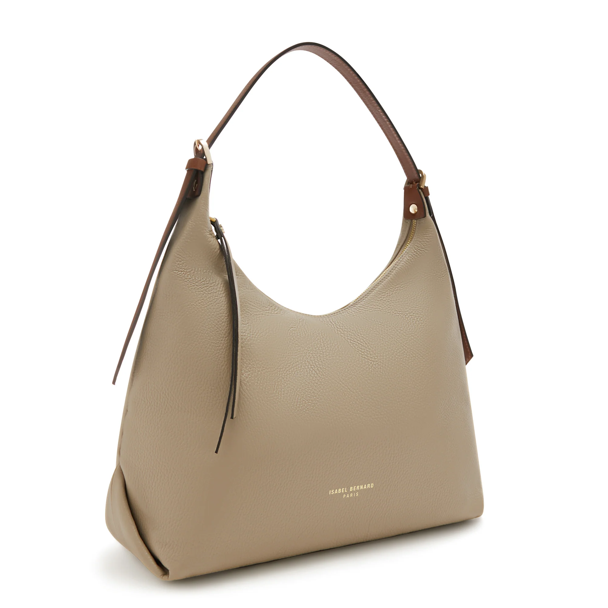 Honoré Muriel taupe calfskin leather shoulder bag - Image 4