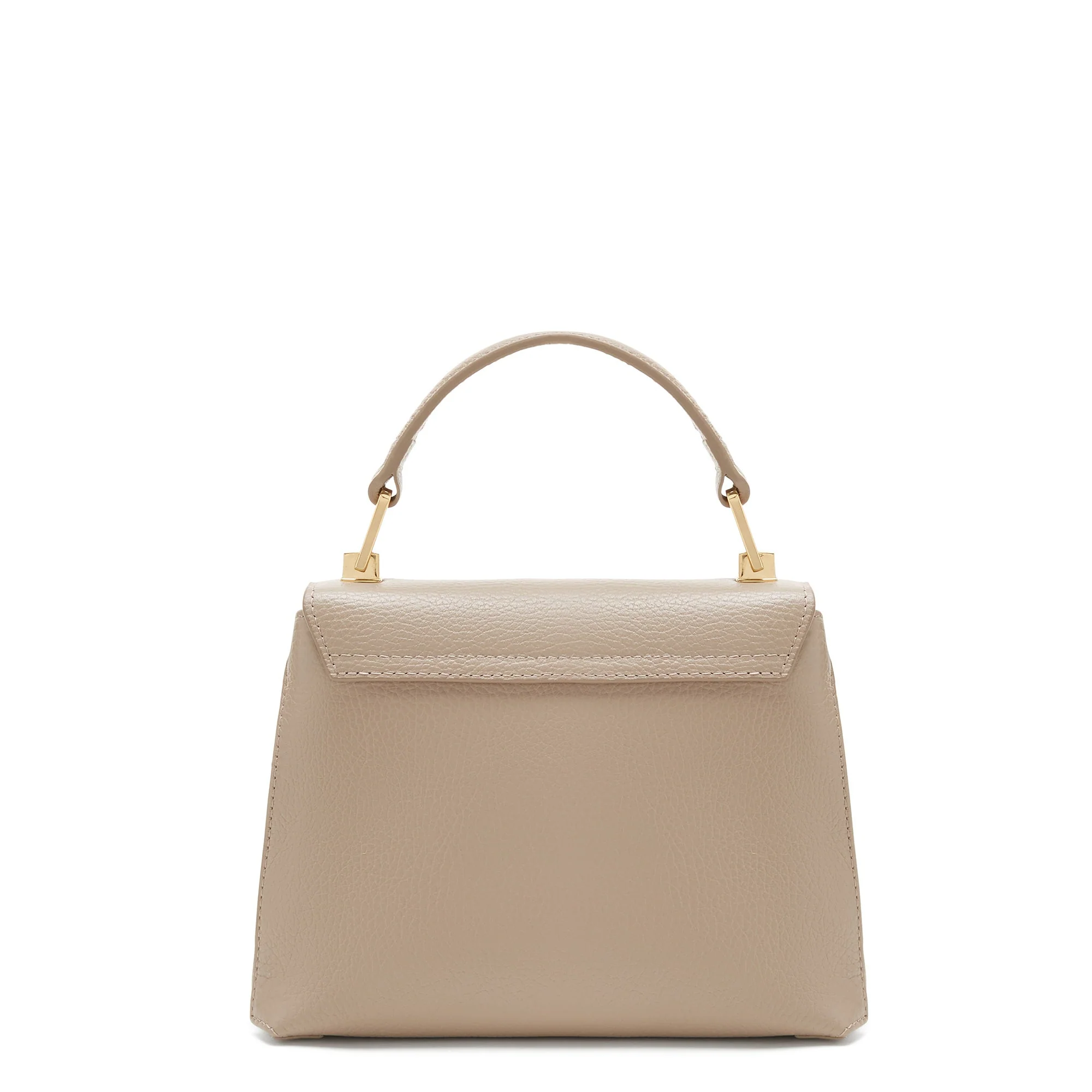 Femme Forte Heline taupe calfskin leather handbag - Image 6