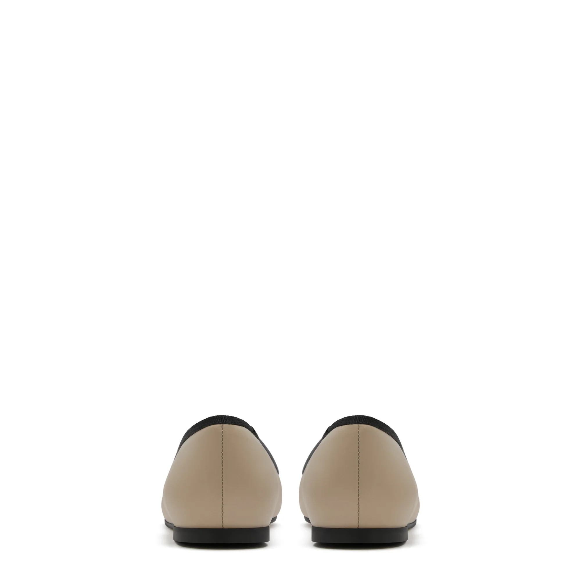 Vendôme Ynes taupe calfskin leather ballerinas - Image 5
