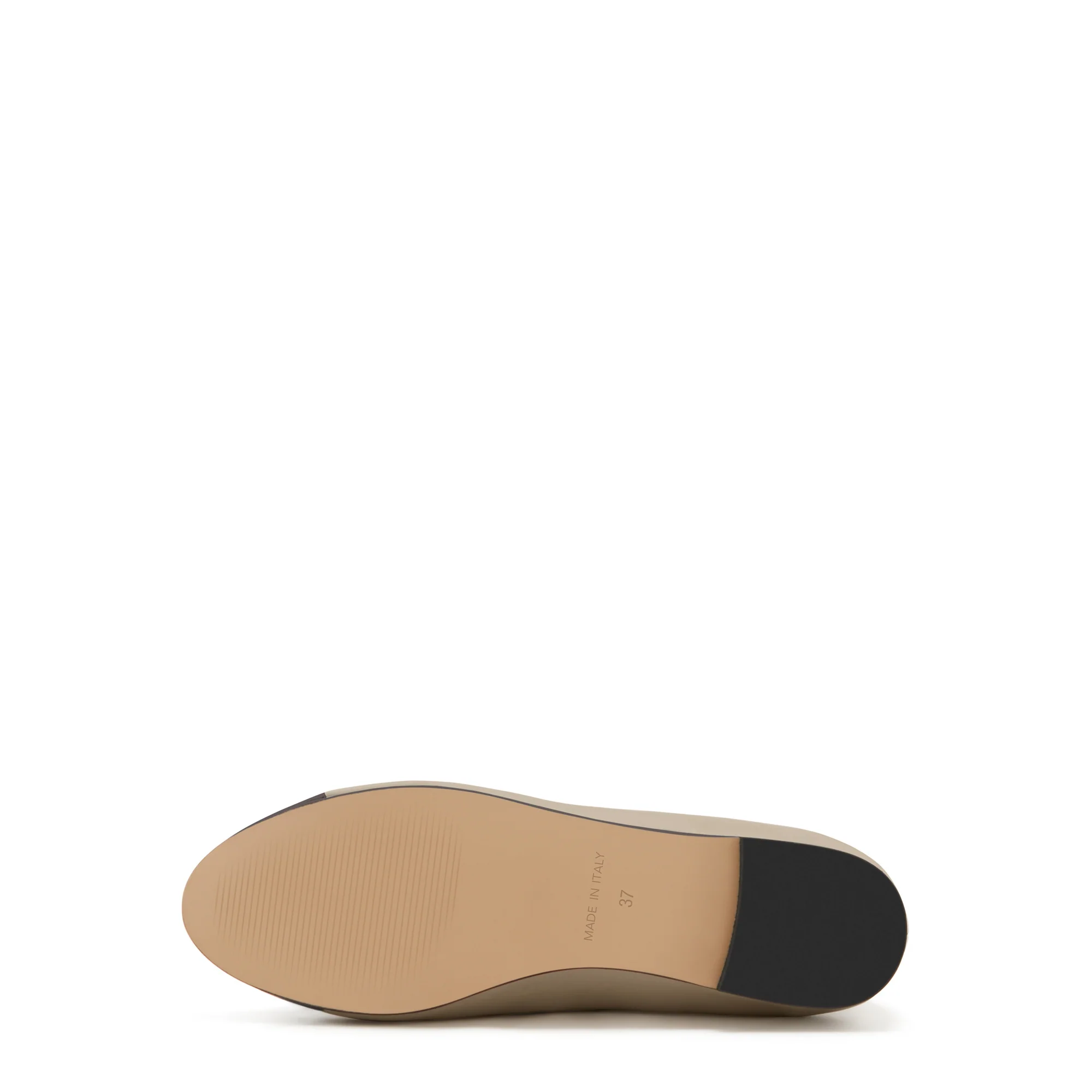 Vendôme Ynes taupe calfskin leather ballerinas - Image 7