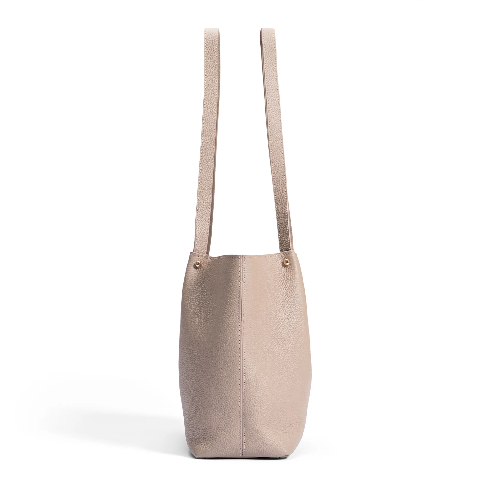 Honoré Nata taupe leather shopper calfskin leather - Image 5
