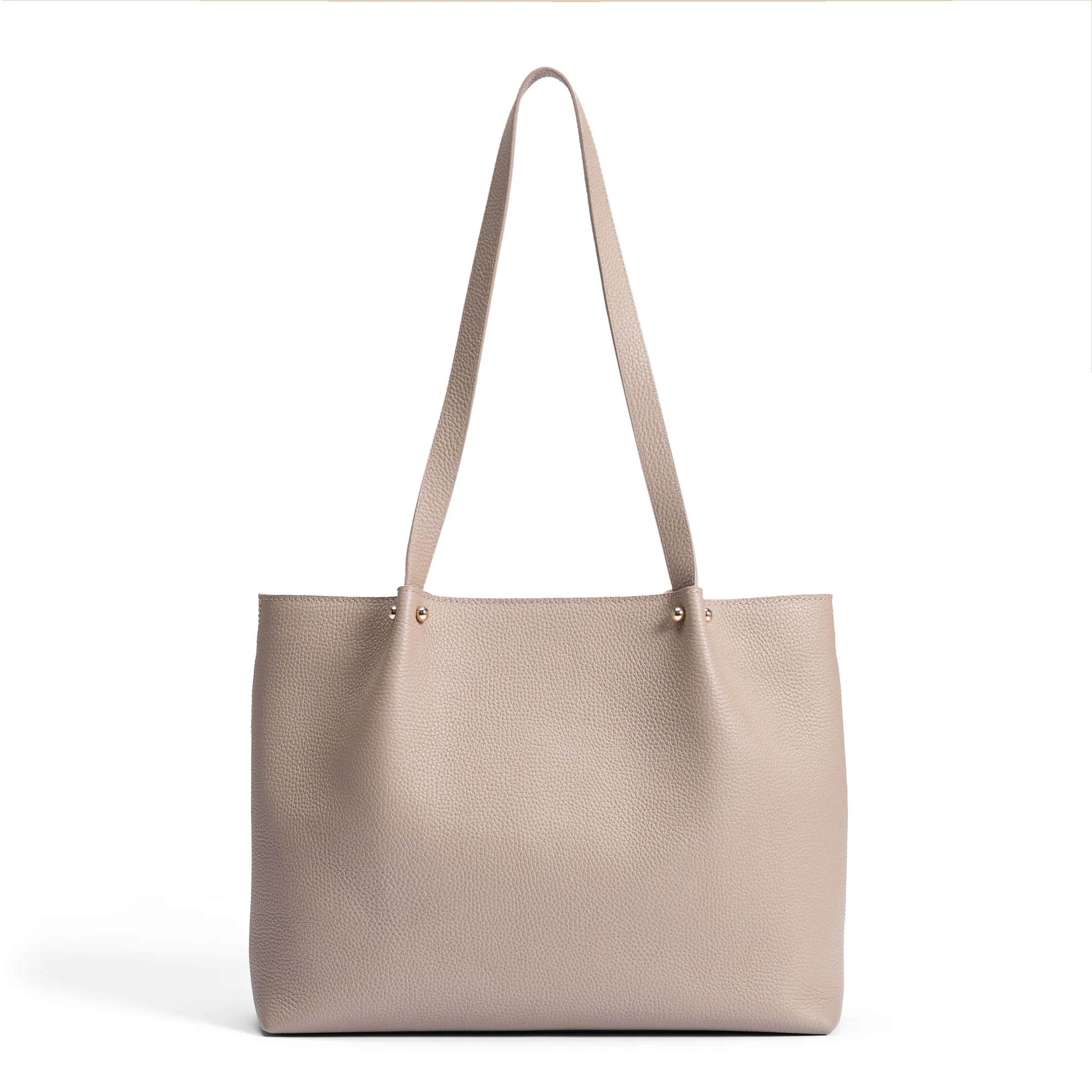 Honoré Nata taupe leather shopper calfskin leather - Image 6