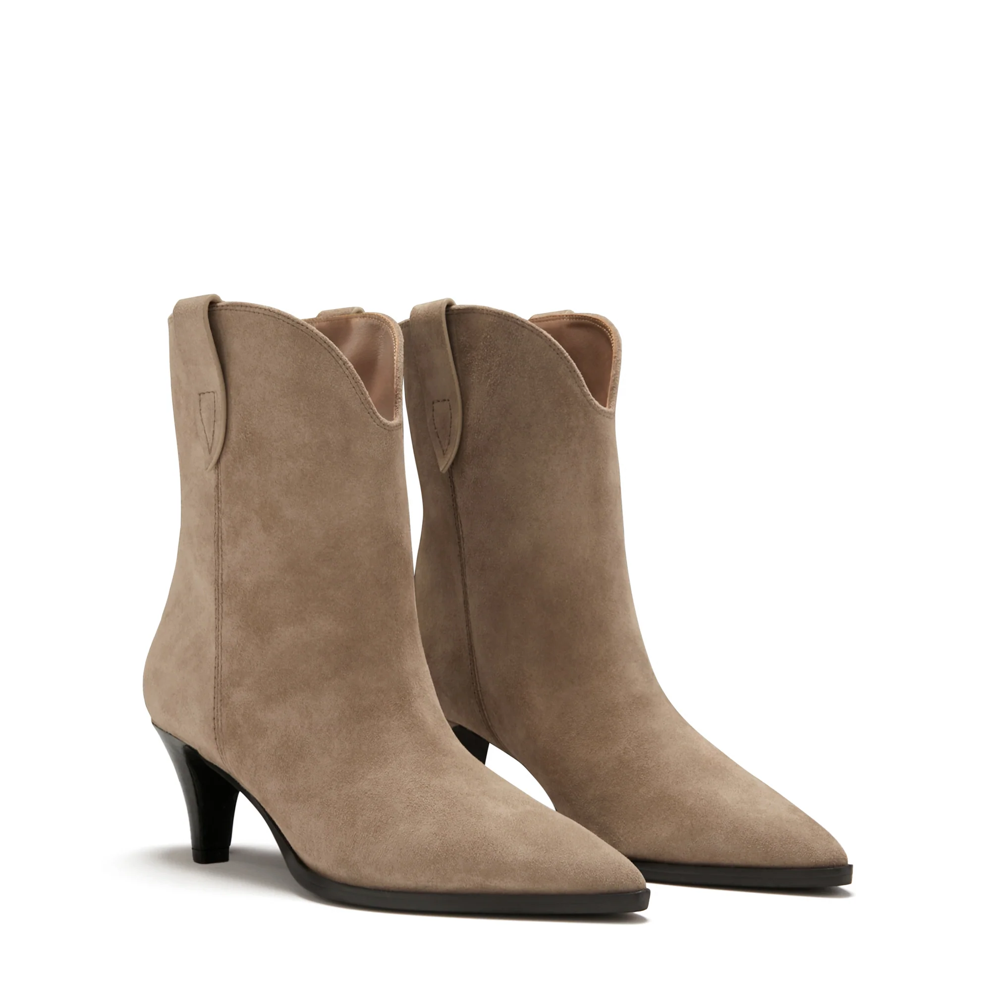 Vendôme Louane taupe suede boots - Image 7