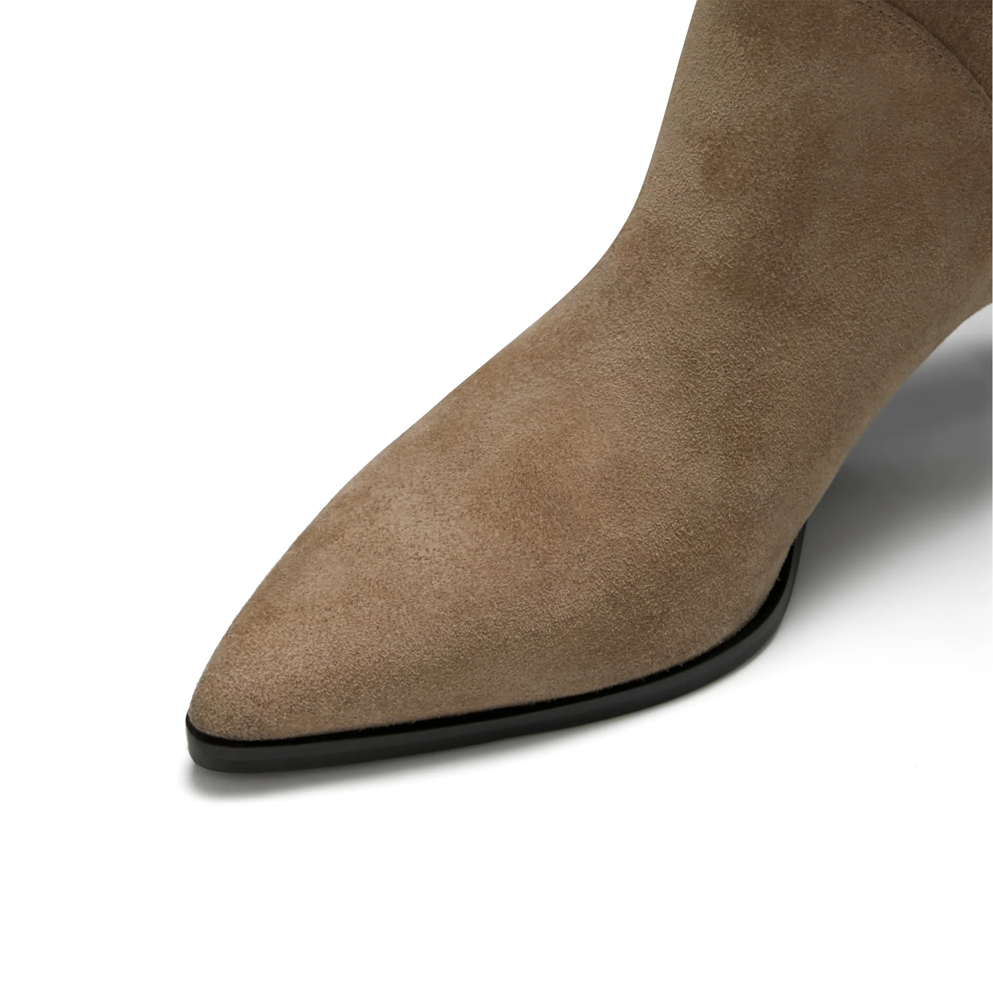 Vendôme Margot taupe suede boots - Image 10