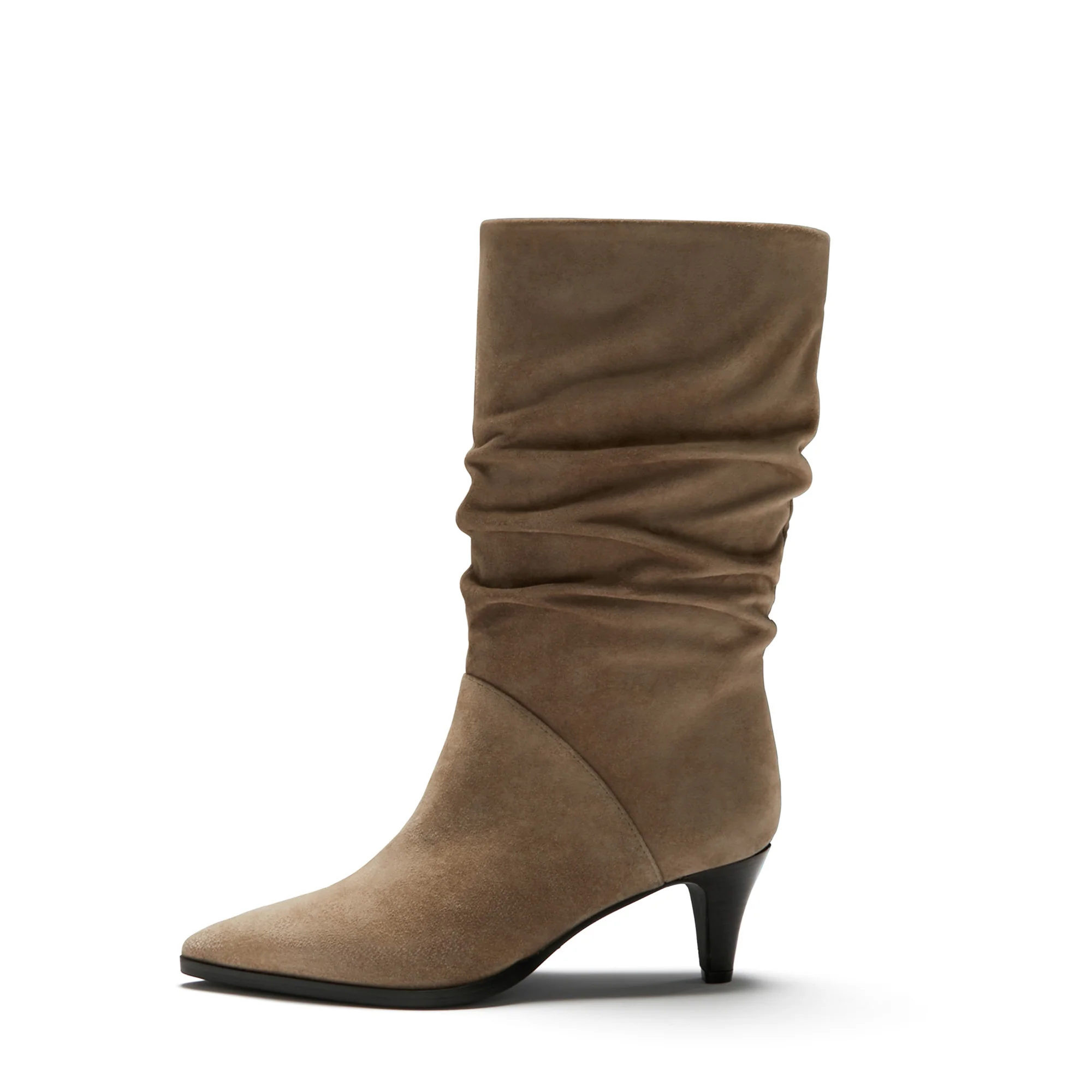 Vendôme Margot taupe suede boots - Image 4