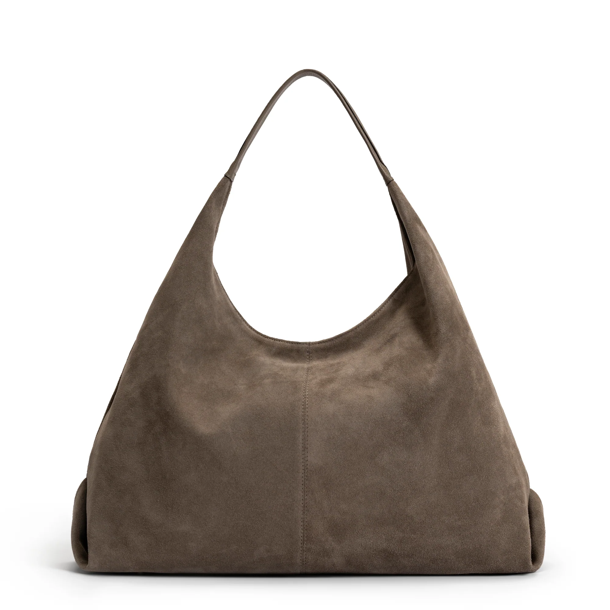 Honoré Grace taupe suede shoulder bag - Image 5