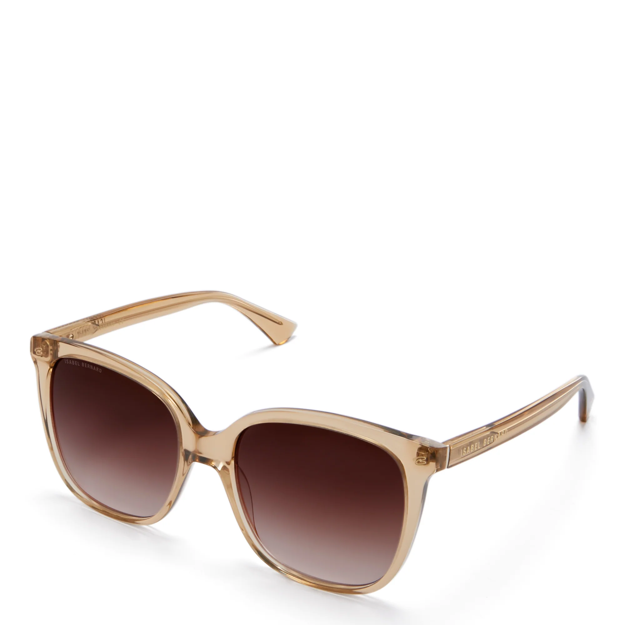 La Villette Raison transparant beige square sunglasses