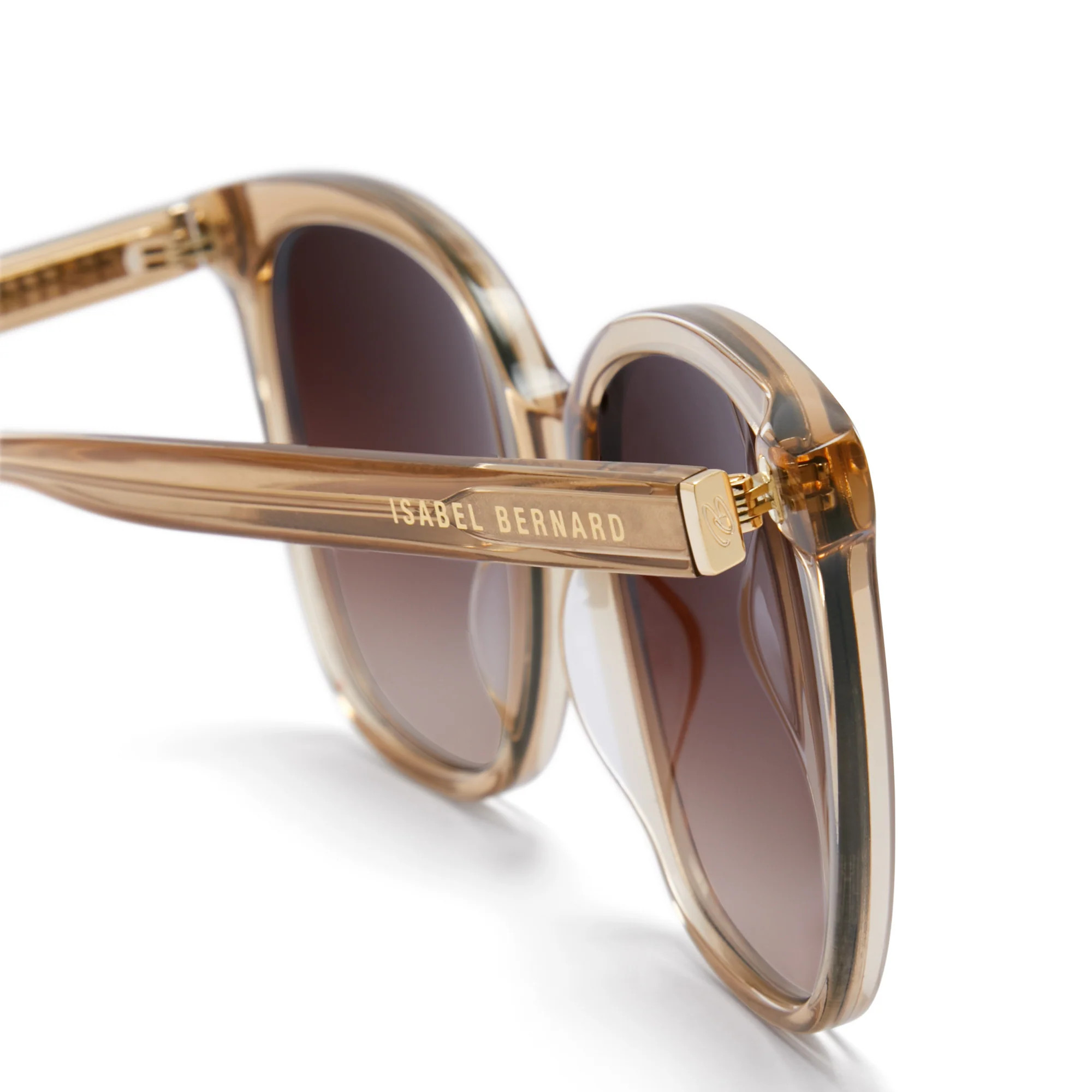 La Villette Raison transparant beige square sunglasses - Image 8