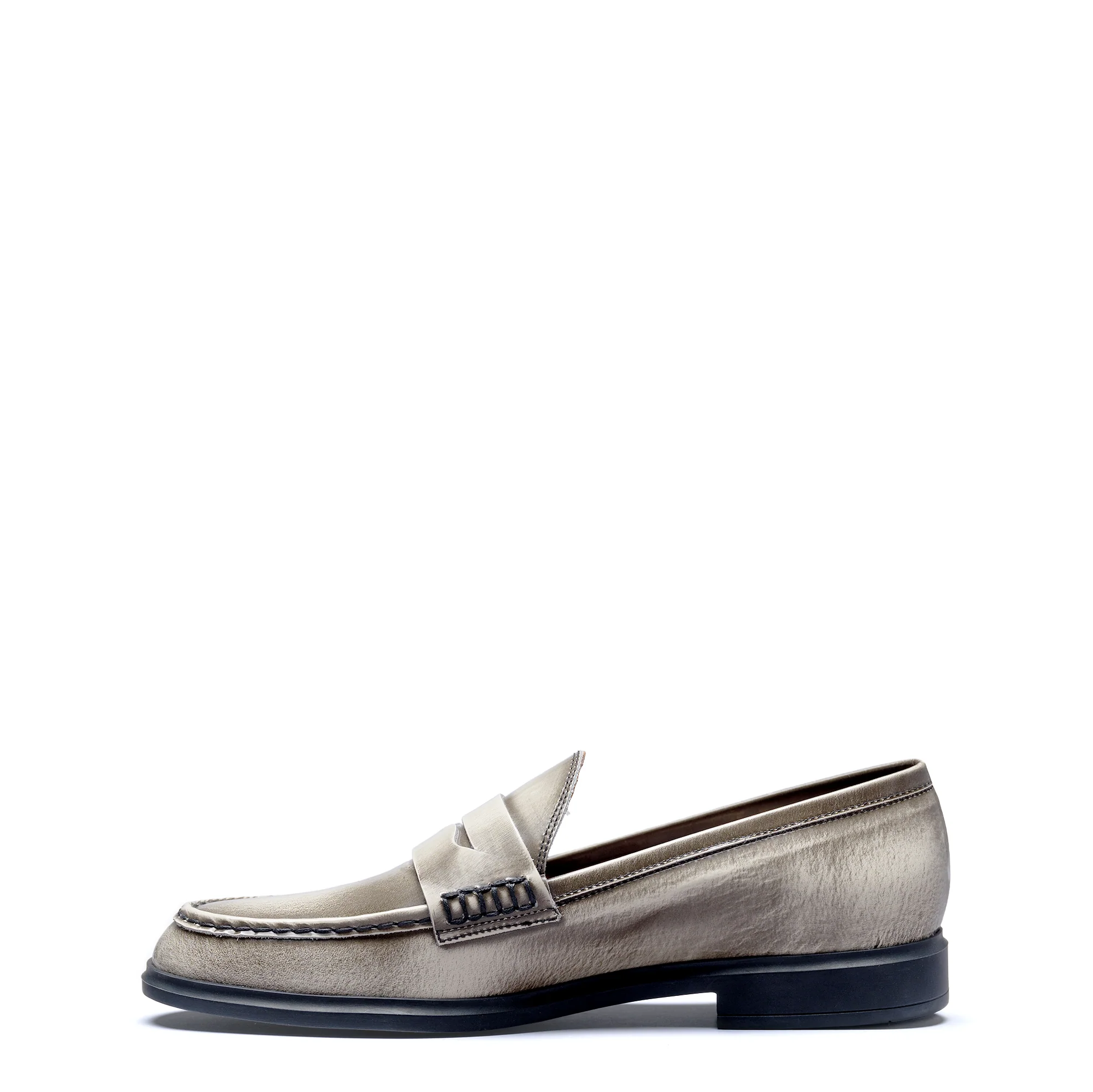 Vendôme Blandine cream spazzolato leather loafers - Image 4