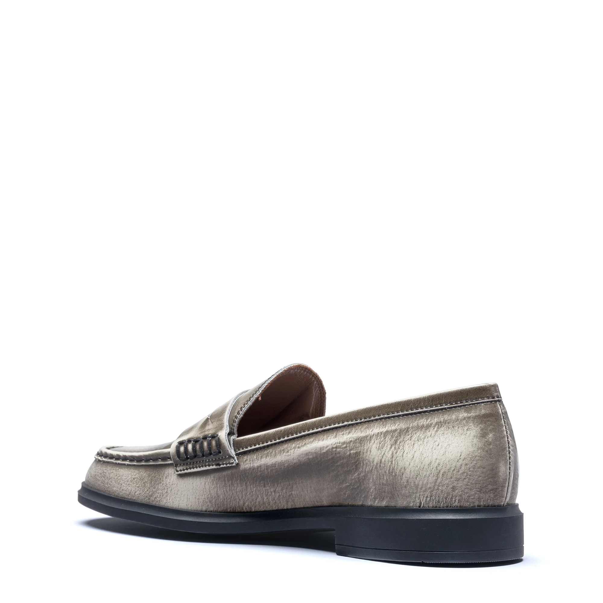 Vendôme Blandine cream spazzolato leather loafers - Image 5