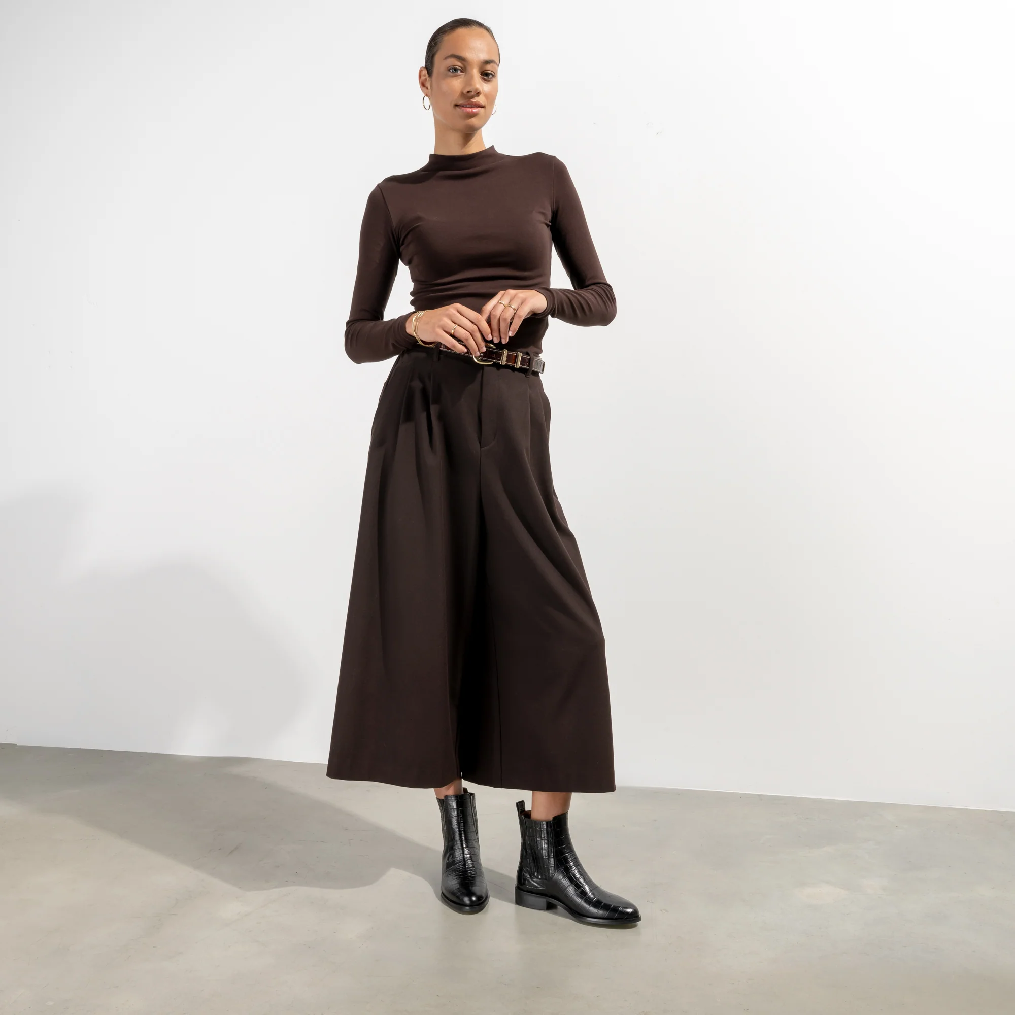 Vendôme Chey Croco Black Calfskin Leather Chelsea Boots - Image 3