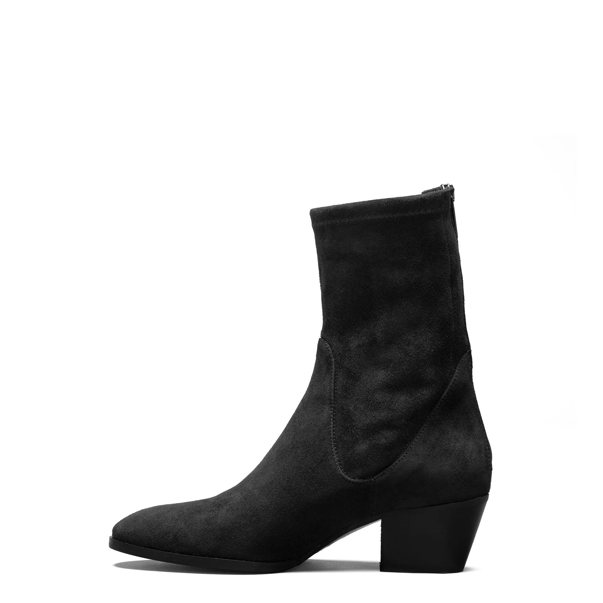 Vendôme Estelle Black Stretch Suede Boots - Image 3