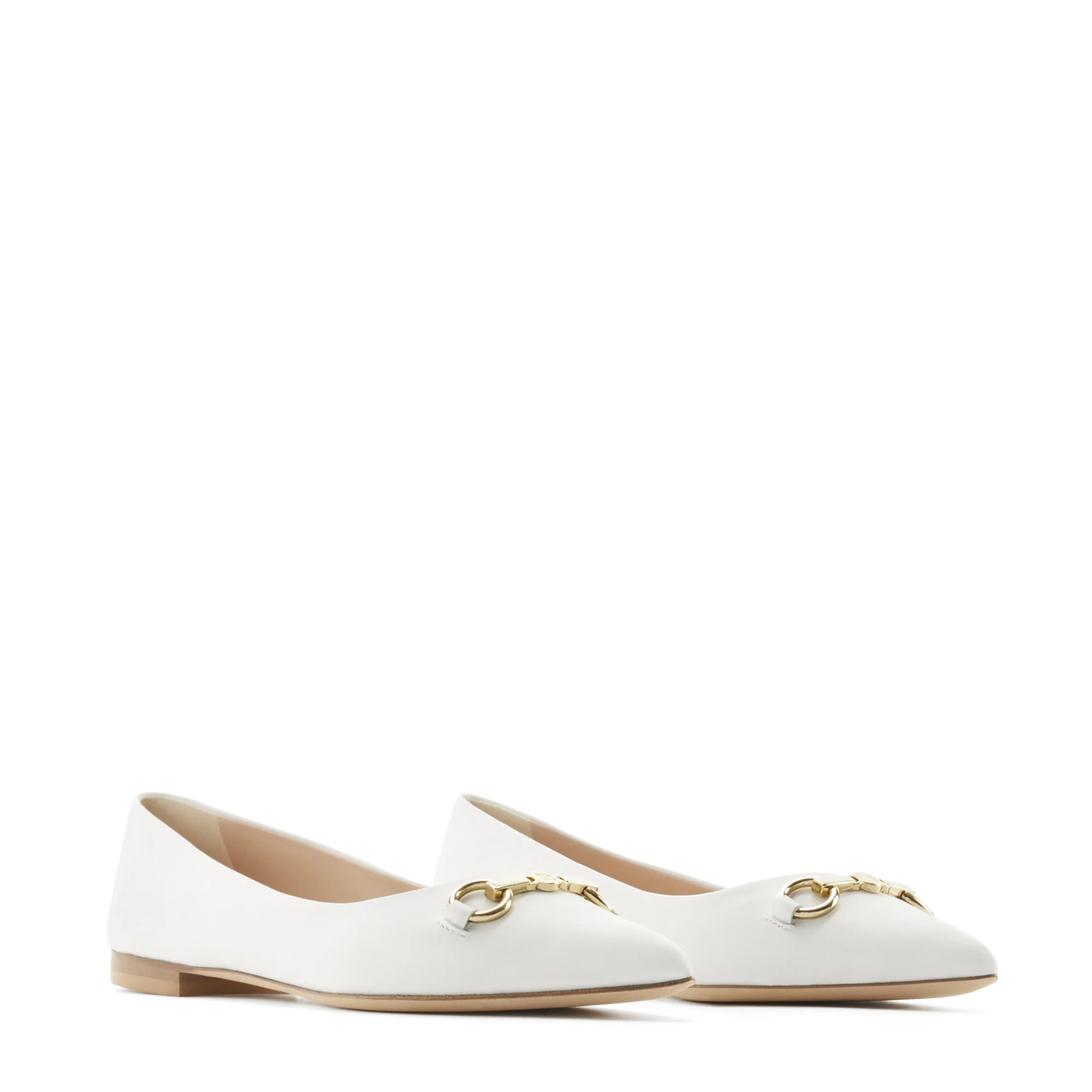 Vendôme Elita white calfskin leather ballerinas - Image 5