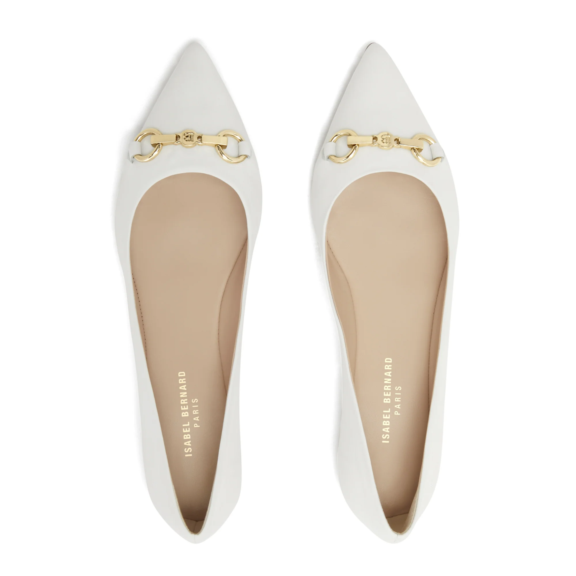 Vendôme Elita white calfskin leather ballerinas - Image 8