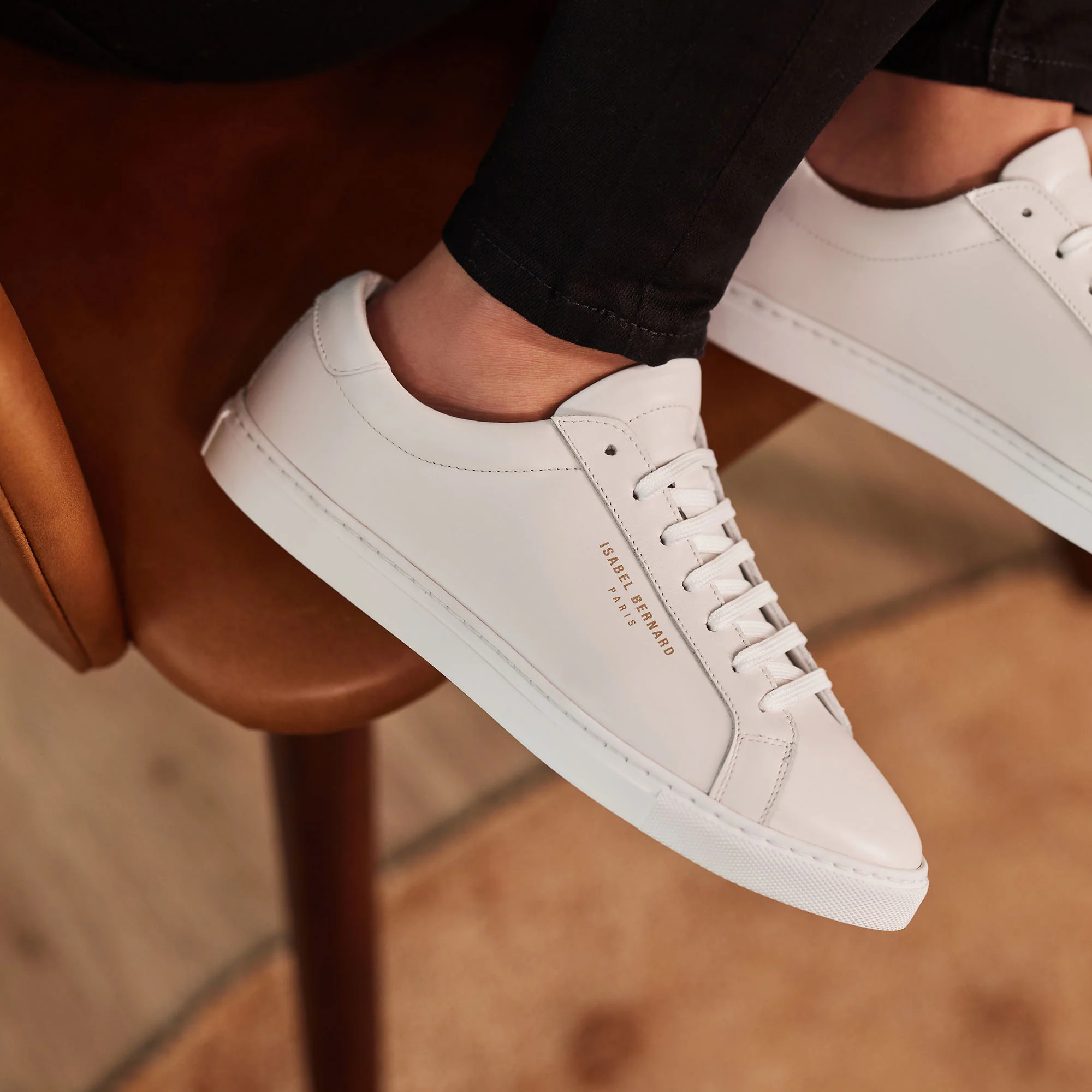 Vendôme Luce white calfskin leather sneakers - Image 3