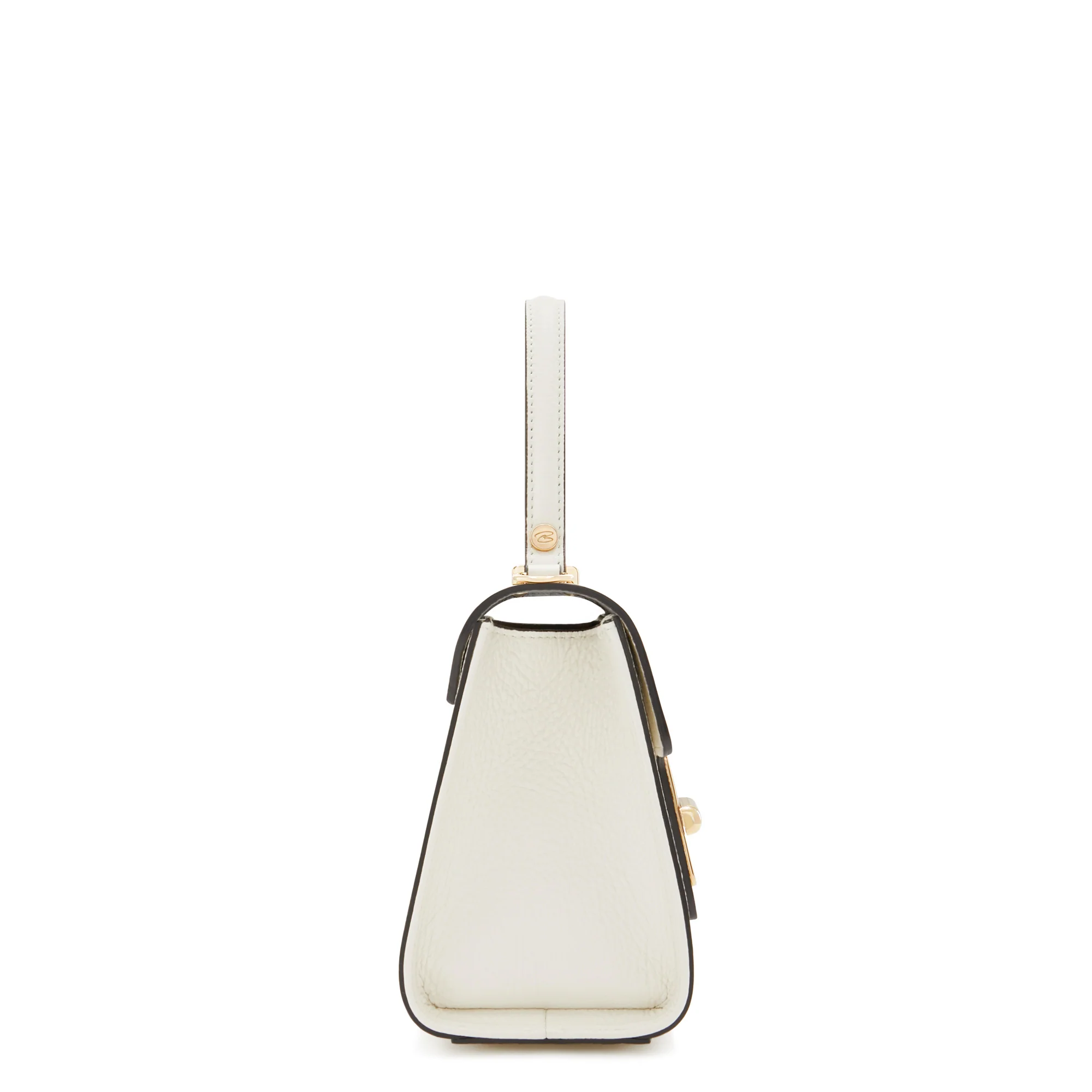 Femme Forte Simone Mini white leather handbag calfskin leather - Image 5
