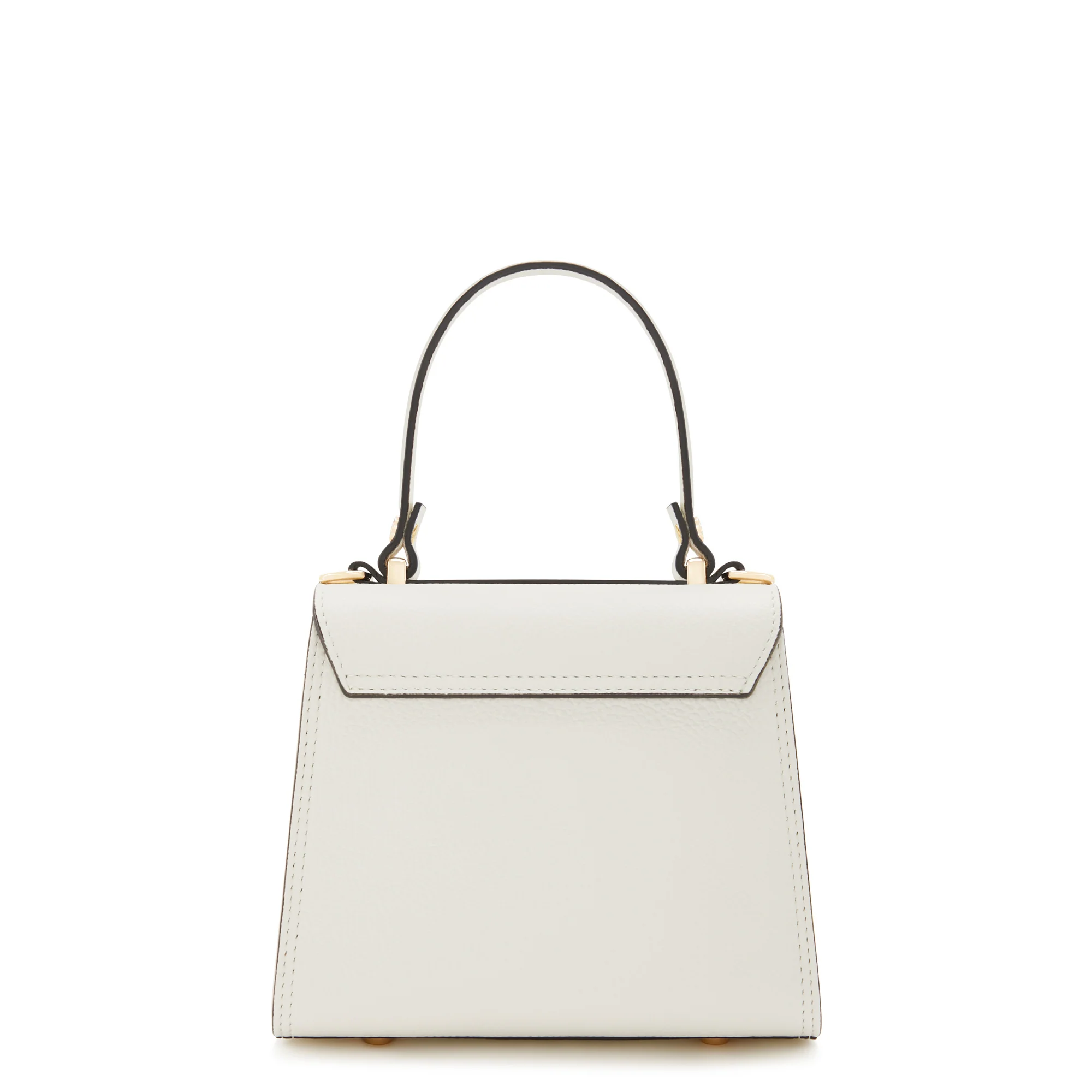 Femme Forte Simone Mini white leather handbag calfskin leather - Image 6